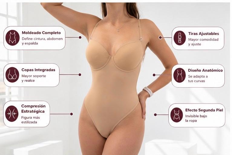 Body Moldeador Invisible Nude